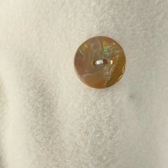 NWT Sofia Tsereteli Redingote Fit Flare Coat Virgin Wool Cashmere Ivory 16/18 - Picture 9 of 14